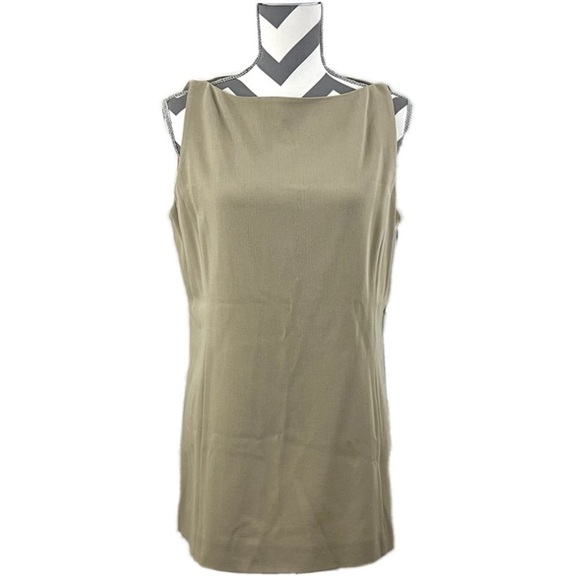 NWT - Vintage Emporio Armani Virgin Wool Sleeveless Tunic Top - Size 10